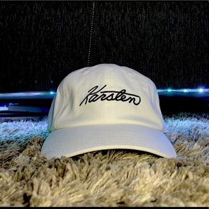 White Ping Karsten golf Hat
